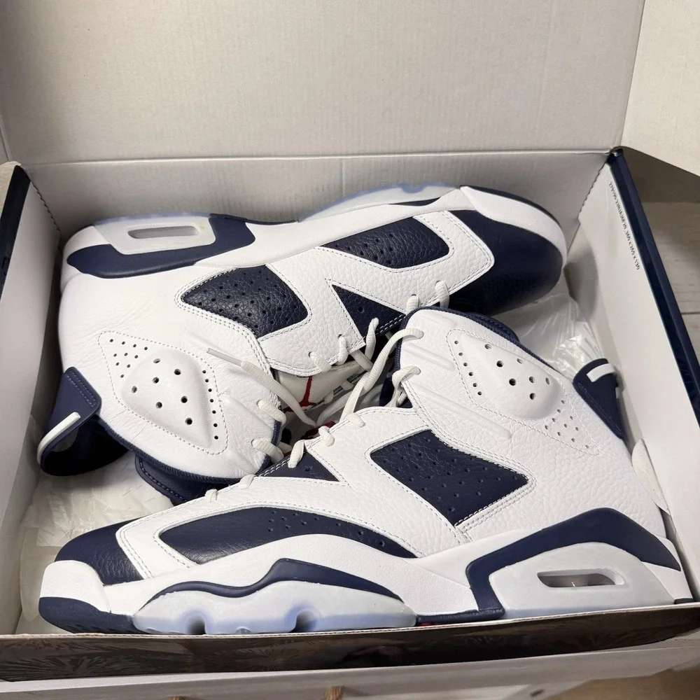 Air Jordan 6 'Olympic' Retro Sneakers Size 13 DS